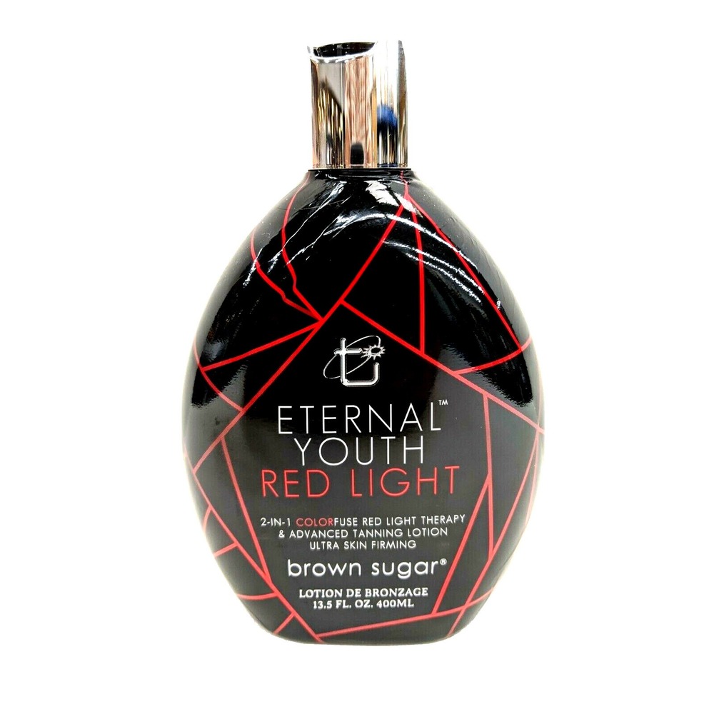 Brown Sugar Eternal Youth Red Light 2-in-1 Tanning Lotion Skin Firming 13.5oz